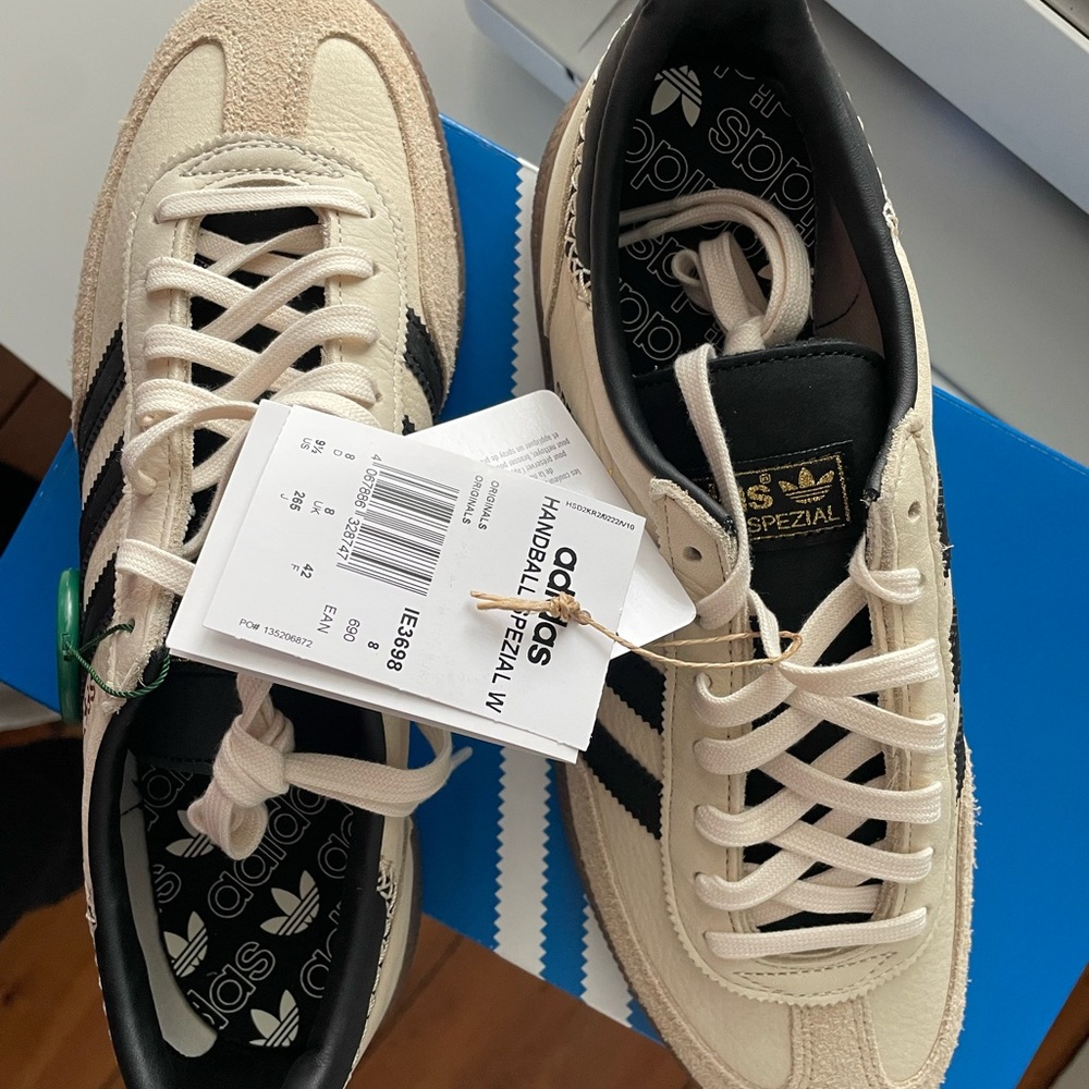 Adidas Handball Spezial Women’s - Cream and Black New With Tags StockX verified